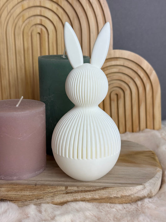 Deko-Hase mit Schraubgewinde – moderne Osterdeko & Geschenkverpackung Fomio