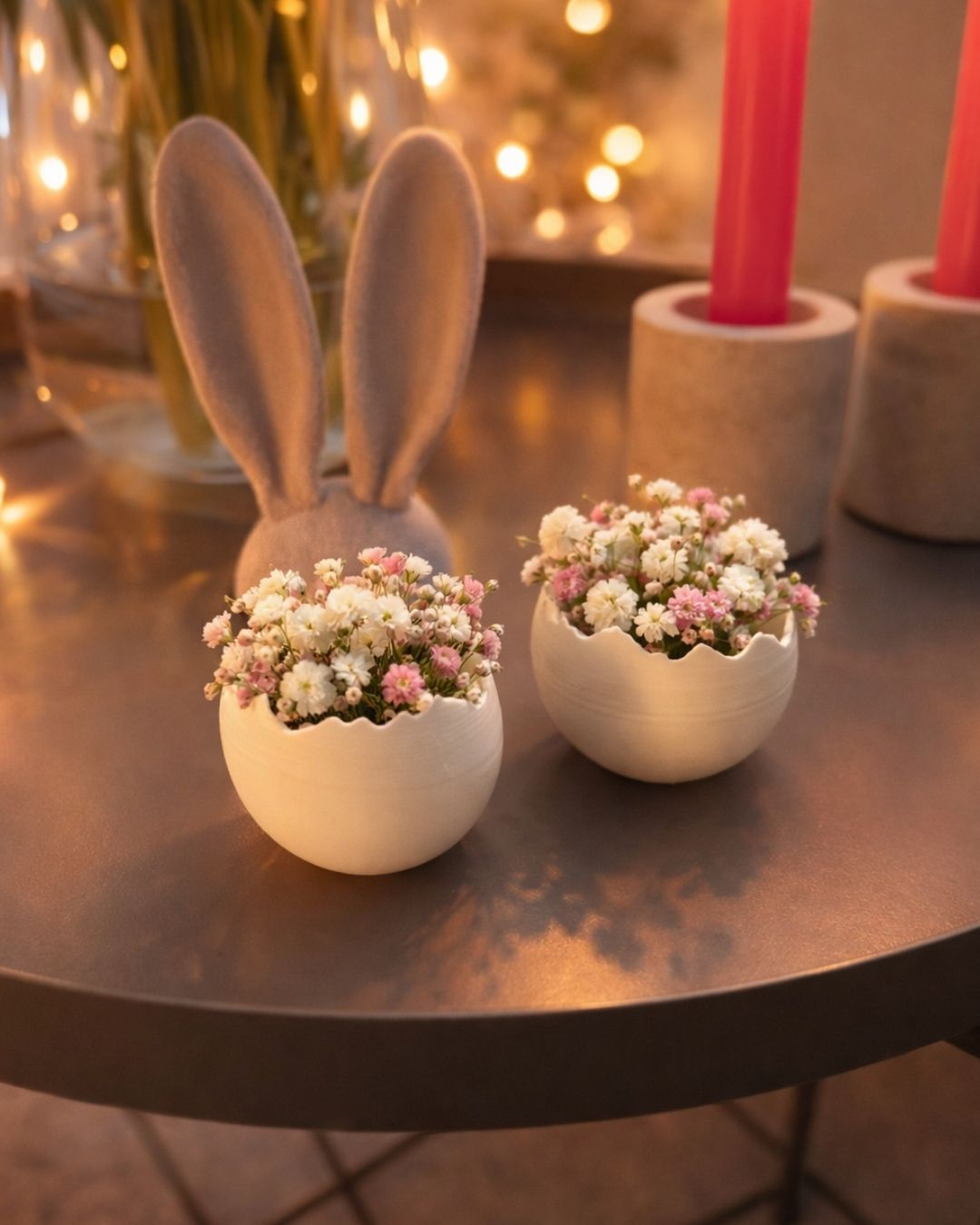 Kleine Gedruckte weiße Eierschale