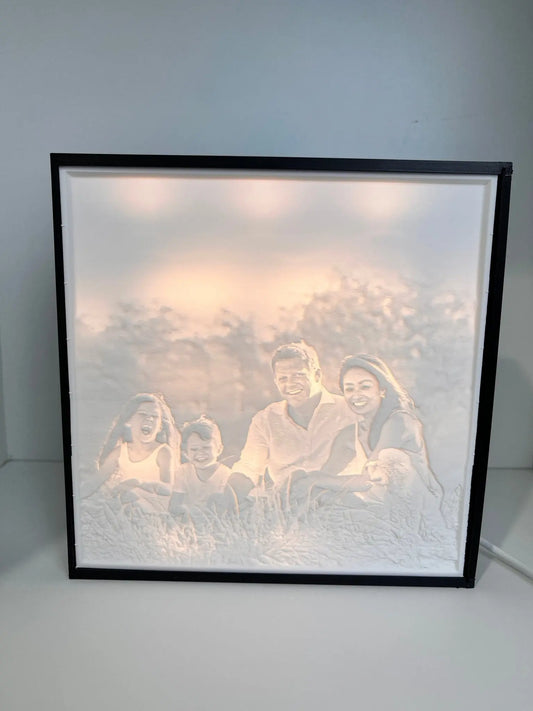 Lithophanes Bild - Weiß - Fomio