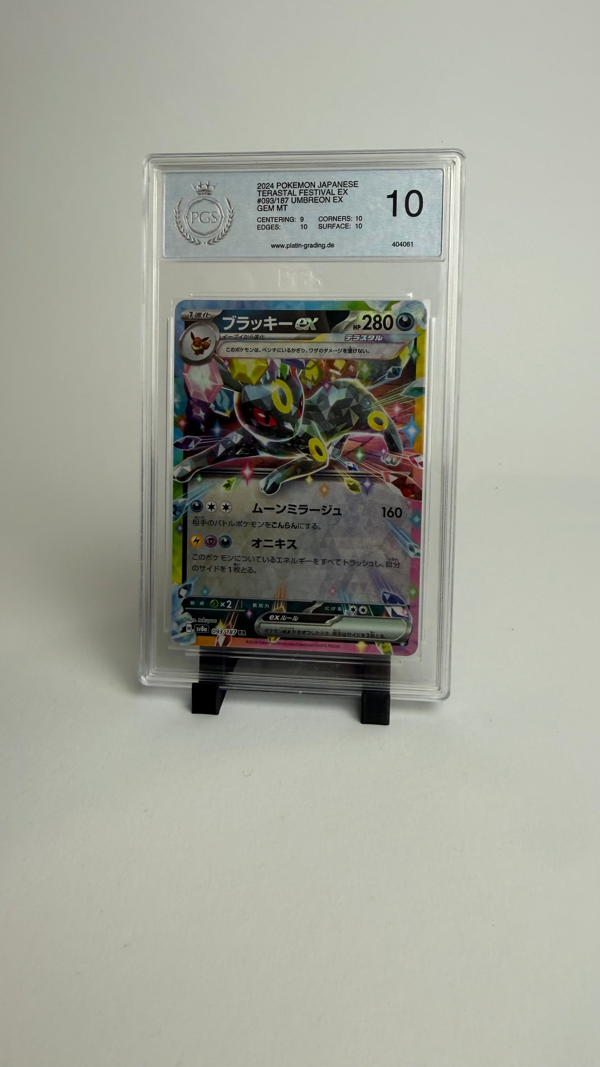 Universelle Kartenhalterung für Grading Slabs, Toploader & Sleeves Fomio