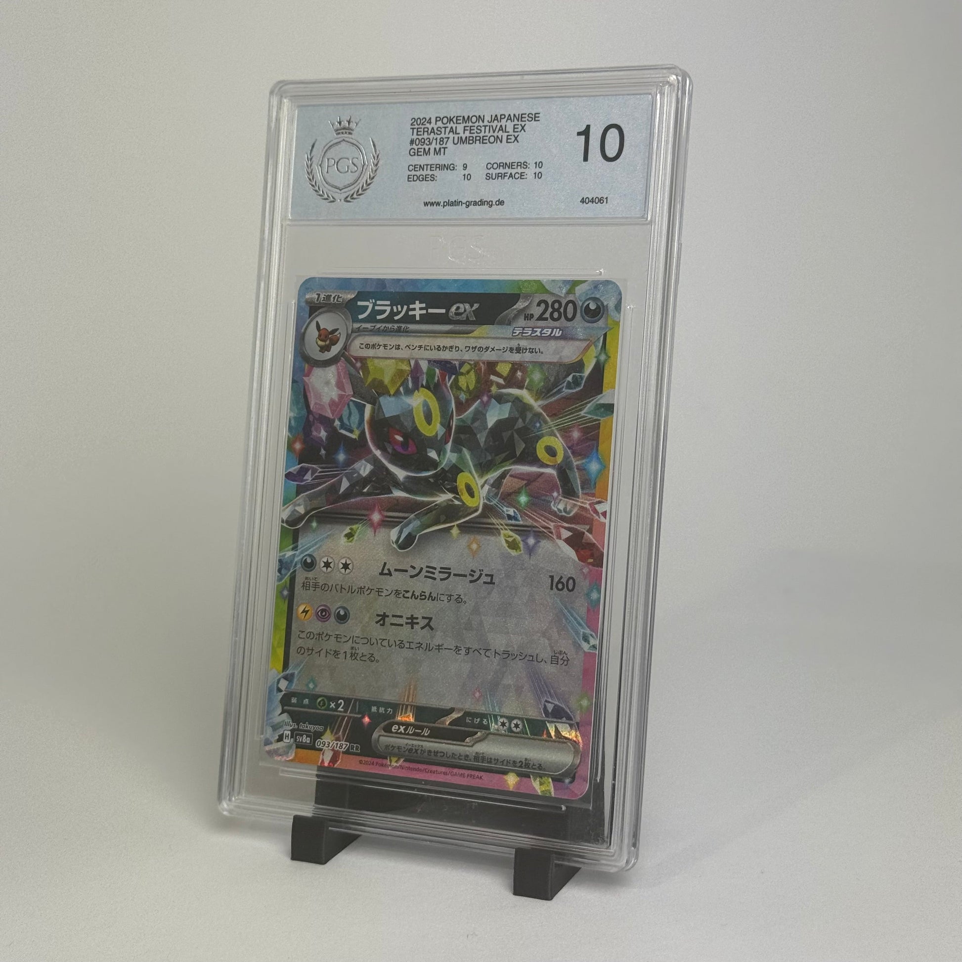 Universelle Kartenhalterung für Grading Slabs, Toploader & Sleeves Fomio