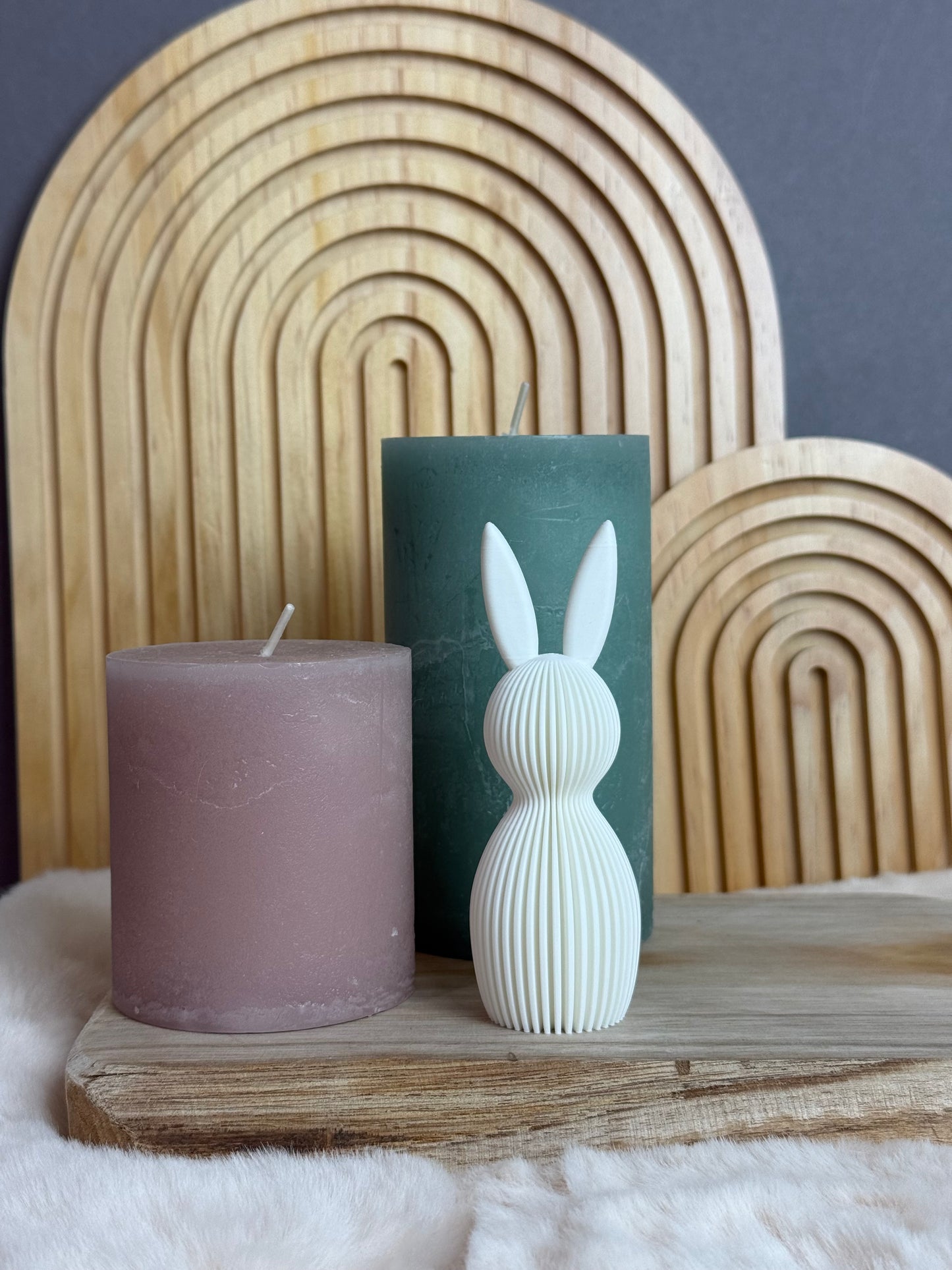 Osterhase-Klein-Weiß