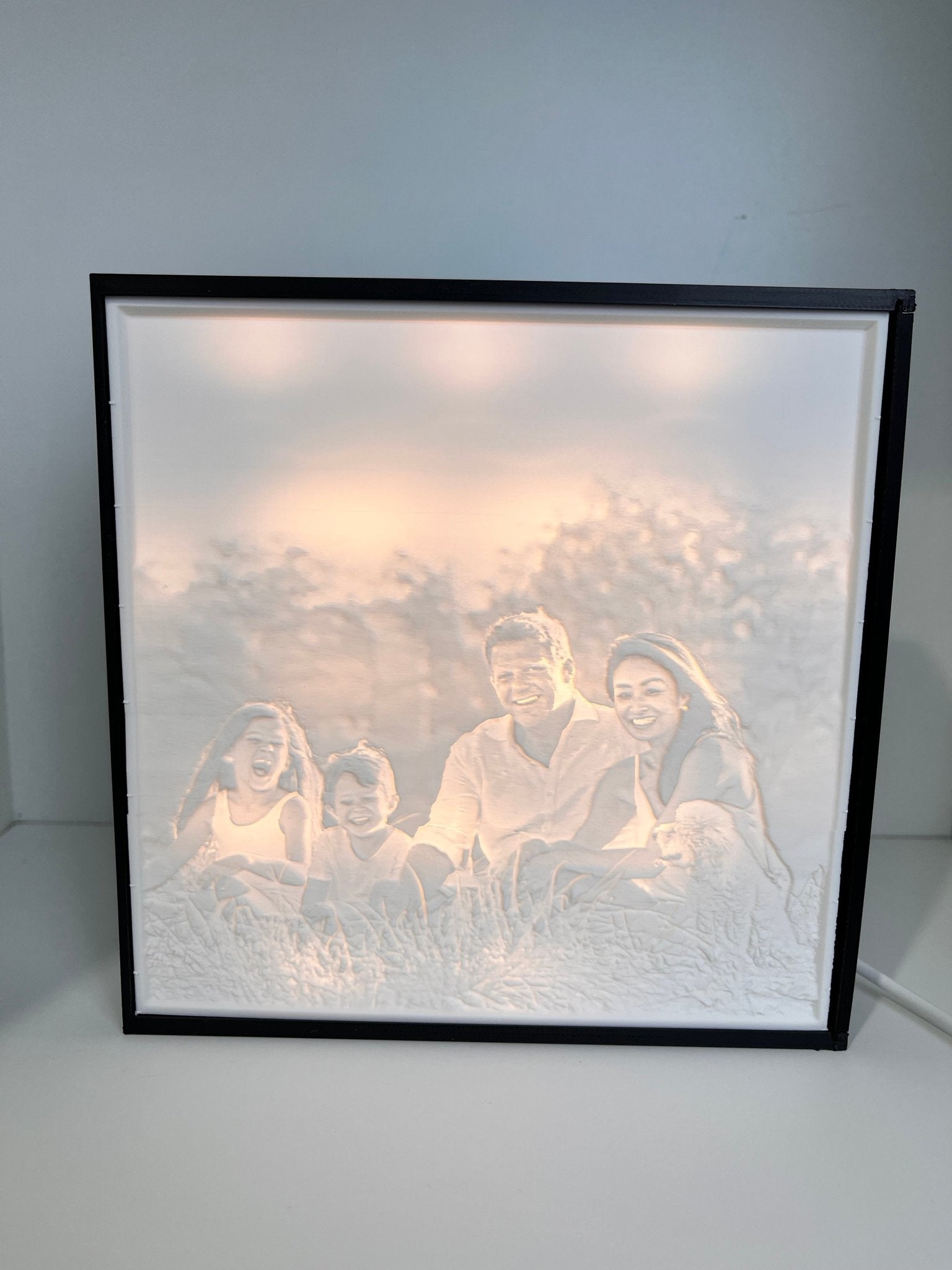 Lithophanes Bild - Weiß - Fomio